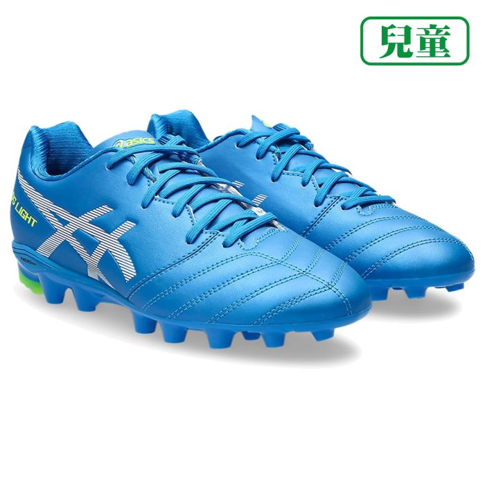 ASICS DS LIGHT JR GS 一般楦 兒童足球釘鞋 天空藍配色 1104A046-400 23FWO【樂買網】