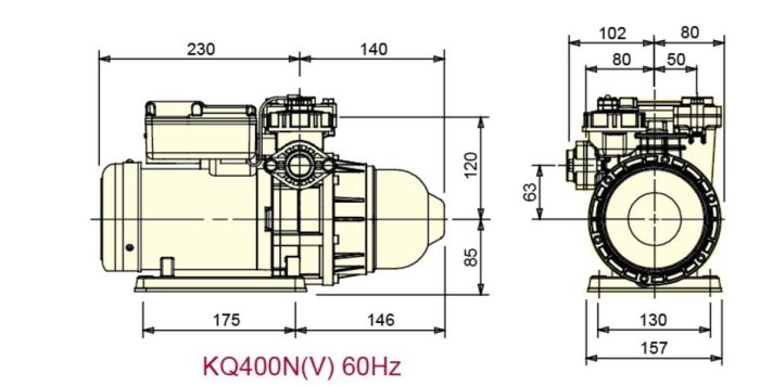 【川大泵浦】東元IE3節能馬達 木川KSQ-400NE 靜音恆壓不生鏽加壓機 KSQ400NE 與九如EKV400合