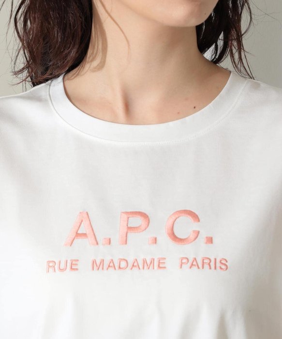 山東: A.P.C. × Demi-Luxe BEAMS / 別注rue madame/精緻立體刺繡短T