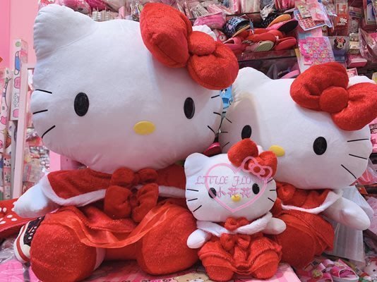 ♥小公主日本精品♥Hello Kitty 32吋絨毛玩偶 絨毛娃娃50151707