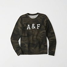 【A&F女生館】☆【Abercrombie&Fitch 迷彩LOGO長袖T恤/大學T】☆【AFG007E9】(S)