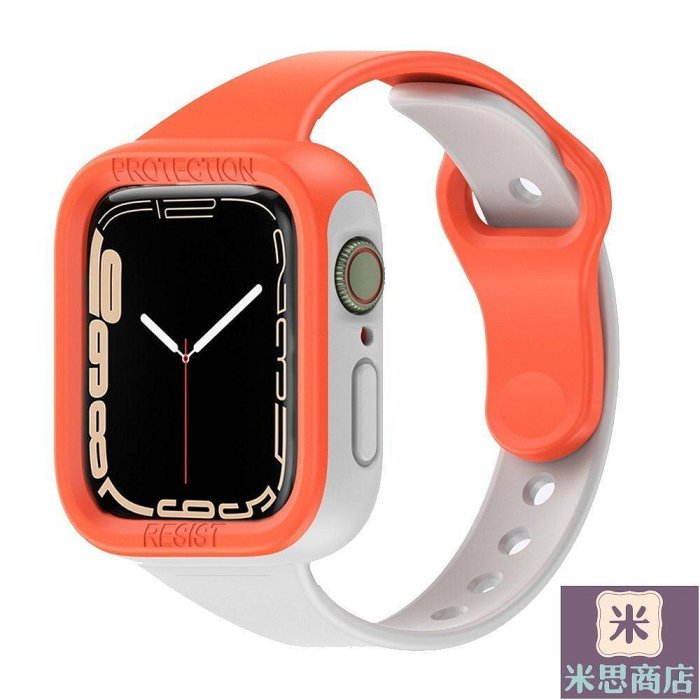 錶帶 替換錶帶 適用蘋果手錶錶帶iwatch2/3/4/5/6硅膠體運【米思店鋪】