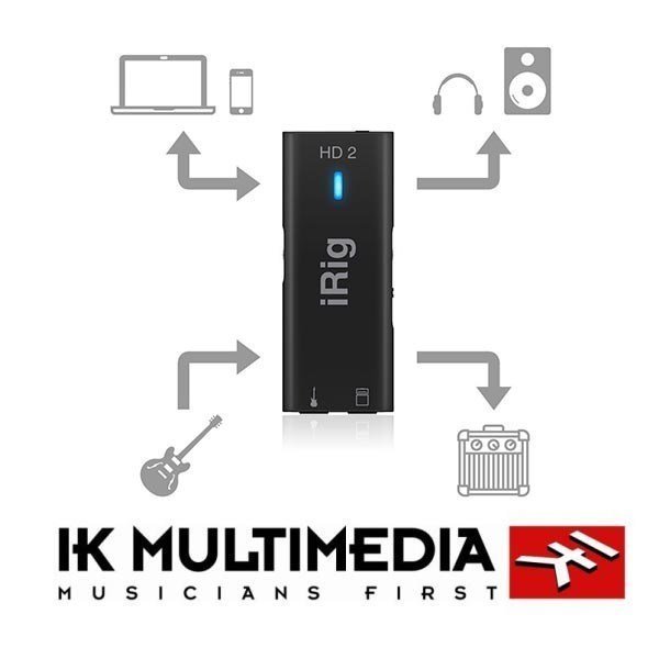 『立恩樂器』免運優惠 IK Multimedia iRig HD2 數位 吉他 錄音介面 IOS MAC PC 系統