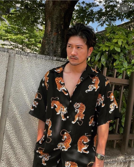 希望商店】 WACKO MARIA TIM LEHI S/S HAWAIIAN SHIRT 22SS 老虎短袖