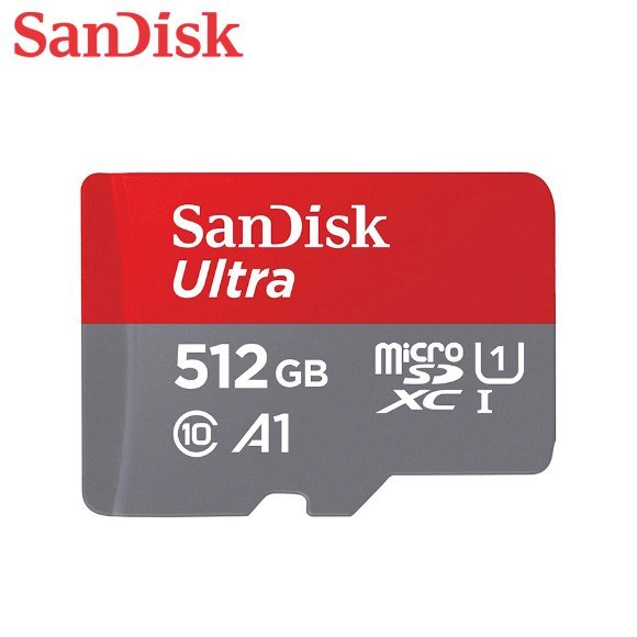 SanDisk【512GB】Ultra A1 手機 記憶卡 MicroSD UHS-I (SD-SQUAC-512G)