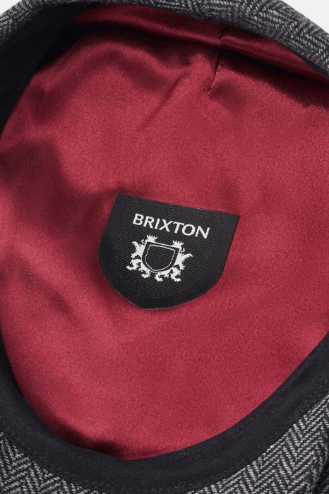 BRIXTON 灰黑混織 小偷帽 HOOLIGAN SNAP CAP GREY/BLACK 霧面標 ⫷ScrewCap⫸