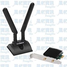 EDIMAX EW-7833AXP AX3000 Wi-Fi 6+Bluetooth 5.0 PCIe 無線網路卡