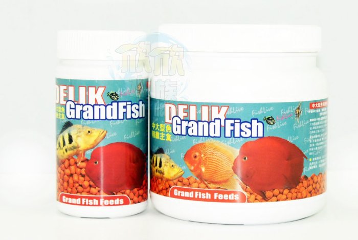 欣欣水族 AI81 FishLive 樂樂魚 中大型魚 精緻主食 1100ml 瓶裝 上浮性