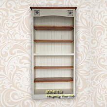 【設計私生活】聖馬丁磁磚實木雙色五層高書櫃-象牙白(米白)-訂製款(免運費)256W