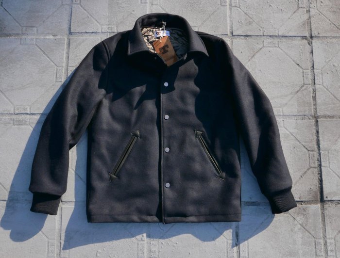 生來狂野全新義大利製Tellason Coach Wool Jacket Cashmere 美式復古羊毛鋪棉外套喀什米爾羊絨夾克