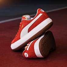 南◇2021 4月 Puma WMNS SUEDE MAYU UP 381650-02 厚底 紅色 復古 韓系 紅白色