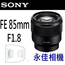 永佳相機_SONY FE 85mm F1.8 SEL85F18 公司貨 -4