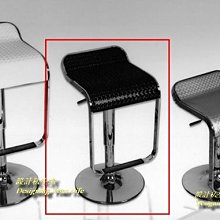【設計私生活】B168黑色立體紋皮質吧檯椅(免運費)157