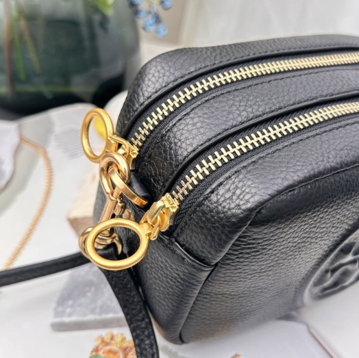 品牌特賣店 美國代購 TORY BURCH TB 55691雙拉鏈單肩斜跨相機包 女包 美國100%正品代購 附件齊全