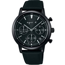 agnes b. 法式簡約太陽能計時腕錶 VR42-KSH0C  BZ5010X1