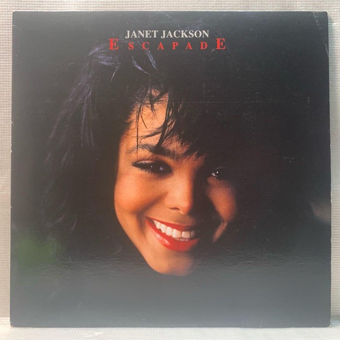 美國R&B天后-珍娜傑克森-惡作劇-二手混音單曲黑膠唱片 (美國高音質盤）Janet Jackson - Escapade Maxi-Single Vinyl