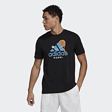 限時特價 南◇2021 6月 ADIDAS AEROREADY 運動短袖 GN8109 黑 網球彩圖 休閒短TEE