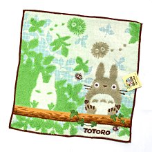 TOTORO 龍貓 立體方巾 毛巾 手帕 日本正版品