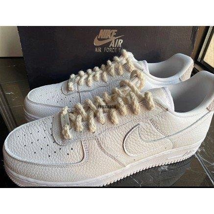 【正品】Nike Air Force 1 Craft White 白 麂皮 CN2873-101潮鞋