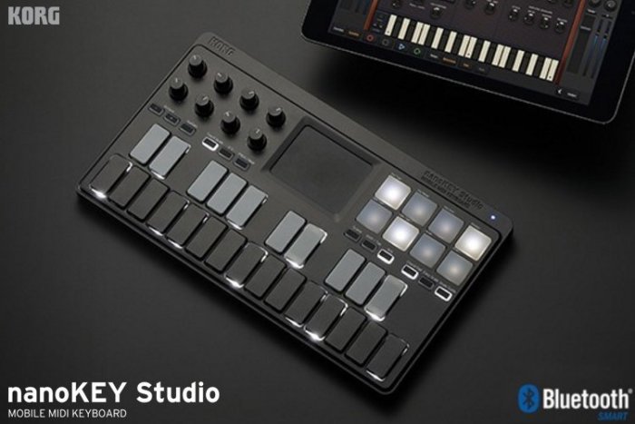 小叮噹的店- 藍芽 MIDI 控制器 KORG NANOKEY-STUDIO MIDI鍵盤