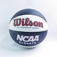 Wilson WZ3007002XB7 NCAA Elevate 橡膠 7號籃球 藍白【iSport愛運動】