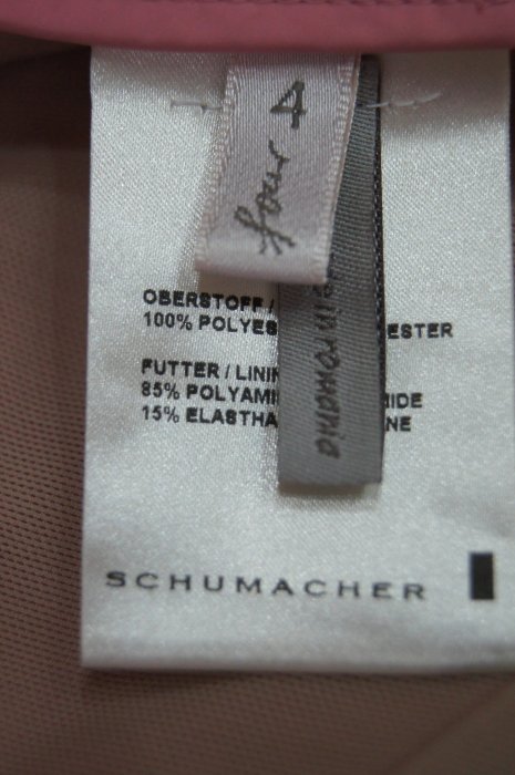 歐洲品牌 SCHUMACHER  粉連帽風衣外套    原價   35200    特價   8300