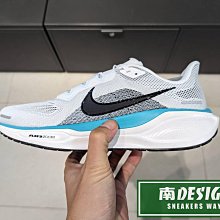 南🔥2024 6月 NIKE Pegasus 41 跑步 透氣網布 跟尖差 氣墊緩震 男款 白藍 FD2722-103