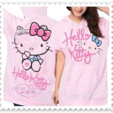 ♥ 小花花日本精品♥ Hello Kitty KT長版帽T/棉T/休閒/氣質-粉色 32079302