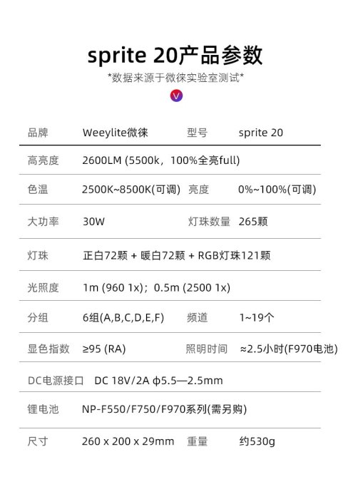 怪機絲 Weeylite微徠Viltrox唯卓仕sprite20 RGB全彩補光燈 雙色溫LED30W人像拍照直播柔光燈