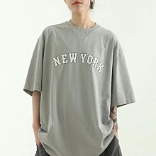 -TAKADA 高田家- 全新韓國進口街頭個性女孩必備單品必備單品洗舊NEW YORK英文字母短袖T