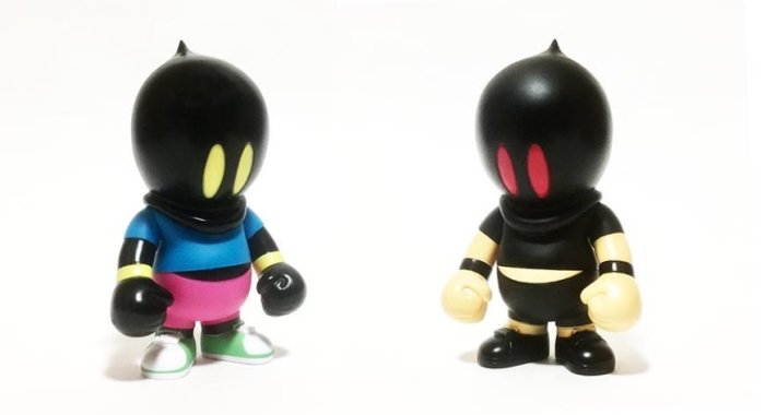 金錢貓雜貨 全新 Knave 5" BUSTA MULCH & DARKNESS Sofubi 一套兩入