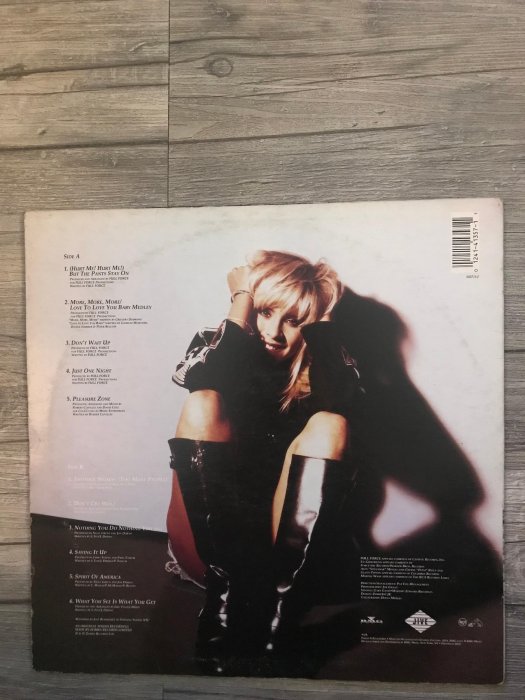 90年代西洋進口原版黑膠唱片 Samantha Fox just one night 1991 Vinyl LP Record Album