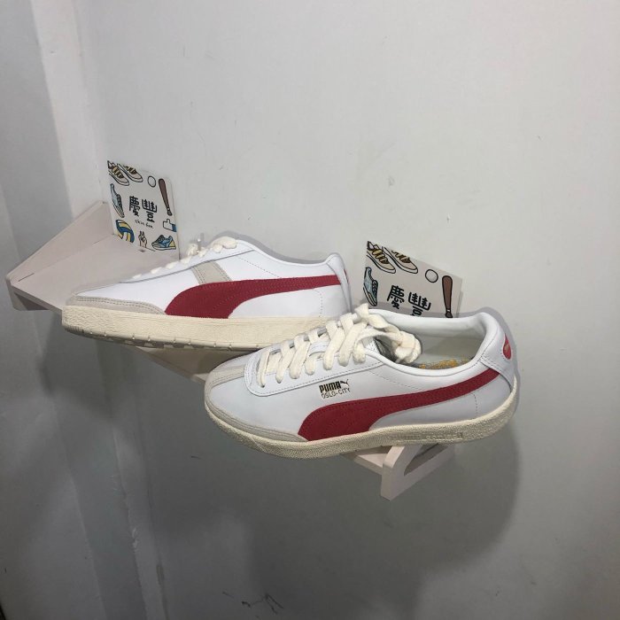 Puma OSLO-city PRM 374800-02 紅 白 女 休閒鞋 復古鞋 穿搭 廣告款