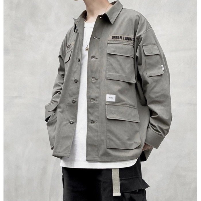 20AW Wtaps JUNGLE LS NYCO. RIPSTOP. CORDURA 四袋軍裝襯衫外套| Yahoo奇摩拍賣