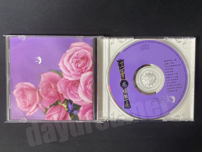 1993 江蕙 二姊 JUDY  感情放一邊 傷心酒店 CD 無IFPI 點將發行 二手 絕版 非宣傳單曲黑膠