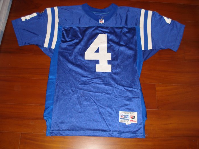 NFL 印第安那 小馬 #4 LAMB AUTHENTIC PRO LINE JERSEY SIZE:48 [絕版]