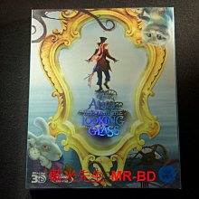 [3D藍光BD] - 魔境夢遊：時光怪客 Alice - Looking Glass 3D+2D 限量雙碟鐵盒版