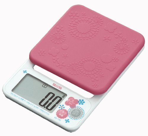 [日本代購] TANITA 料理電子秤KD-192-PK 最大秤重2kg 最小刻度0.1g
