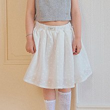 S~XL ♥裙子(IVORY) MOLLYBIN-2 24夏季 MOL240411-104『韓爸有衣正韓國童裝』~預購
