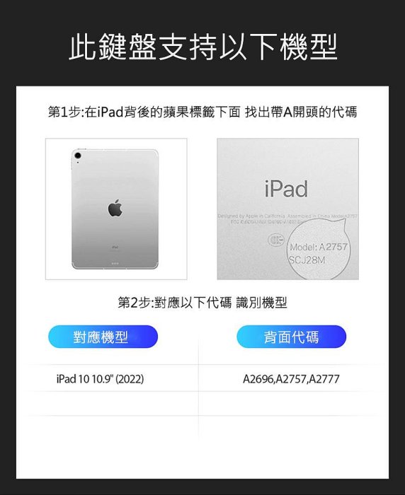 DUX DUCIS Apple 蘋果 iPad 10.9 (2022/10代) DK 鍵盤保護套 平板保護套 實體鍵盤套