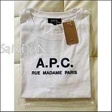 SaNDoN x『A.P.C』24SS經典設計 刺繡立體設計只有一批隨時斷貨短TEE 240508