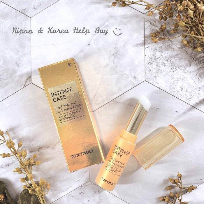 現貨⚡ TONYMOLY 蝸牛發酵滋潤護唇膏 Gold 24K Snail Lip Treatment Stick 潤唇