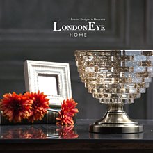 【 LondonEYE 】小法國系列-華麗洛可可X法式古典水晶玻璃裝飾盛盤/奪目雅緻 宮廷貴族風範/奢華擺件 RL76