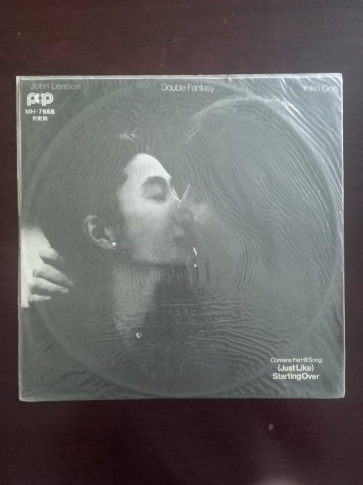 LP/黑膠唱片)絕版，早期版)John Lennon約翰藍儂, Yoko Ono小野洋子- Double Fantasy