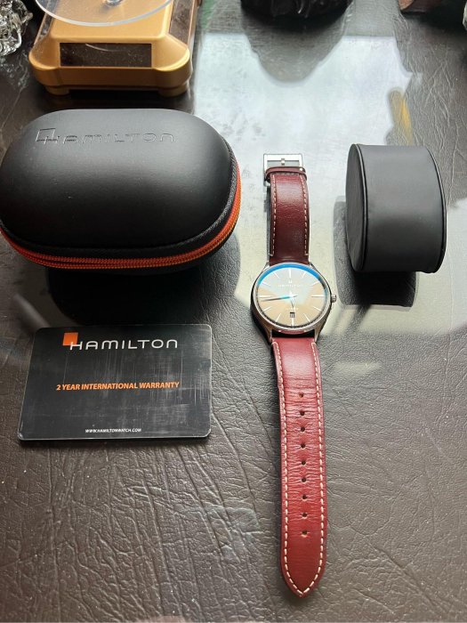 Hamilton 漢米爾頓 爵士系列 THINLINE AUTO 機械腕錶