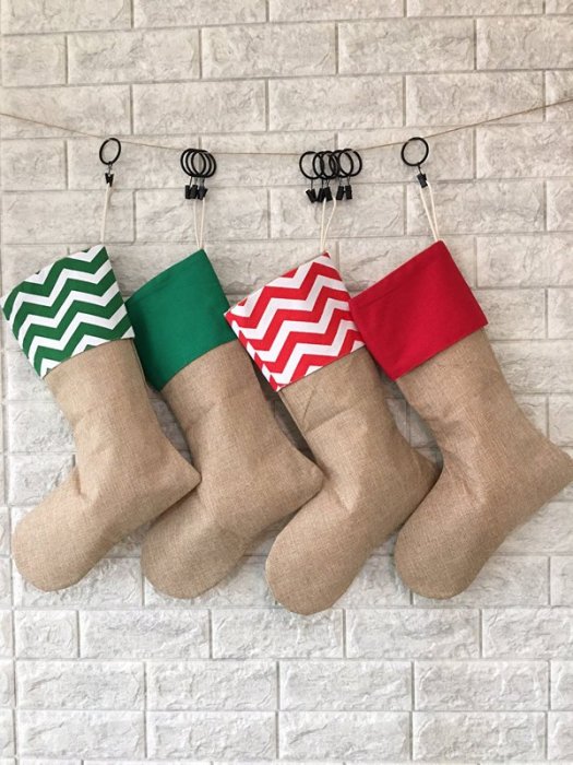 襪子造型聖誕禮物袋/掛飾