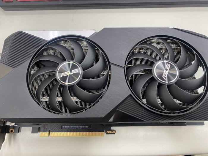 ASUS DUAL-RTX3060TI-8G V1版本顯示卡 二手已註冊 無盒 蘆洲可自取📌自取價7200