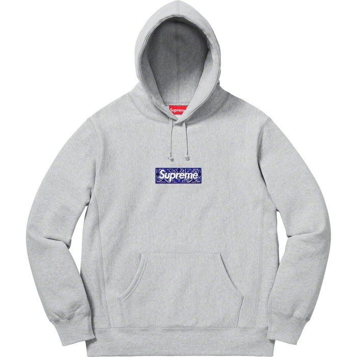 19FW Supreme Bandana Box Logo Hooded 變形蟲帽T 連帽外套| Yahoo奇摩拍賣