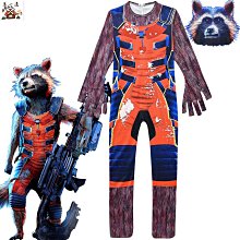 【善一居】復仇者聯盟4周邊衣服Rocket Racoon中大童cos火箭浣熊兒童服裝