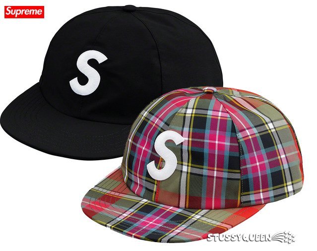 超搶手】全新正品2019 SS Supreme GORE-TEX S Logo 6 Panel 六分帽黑藍